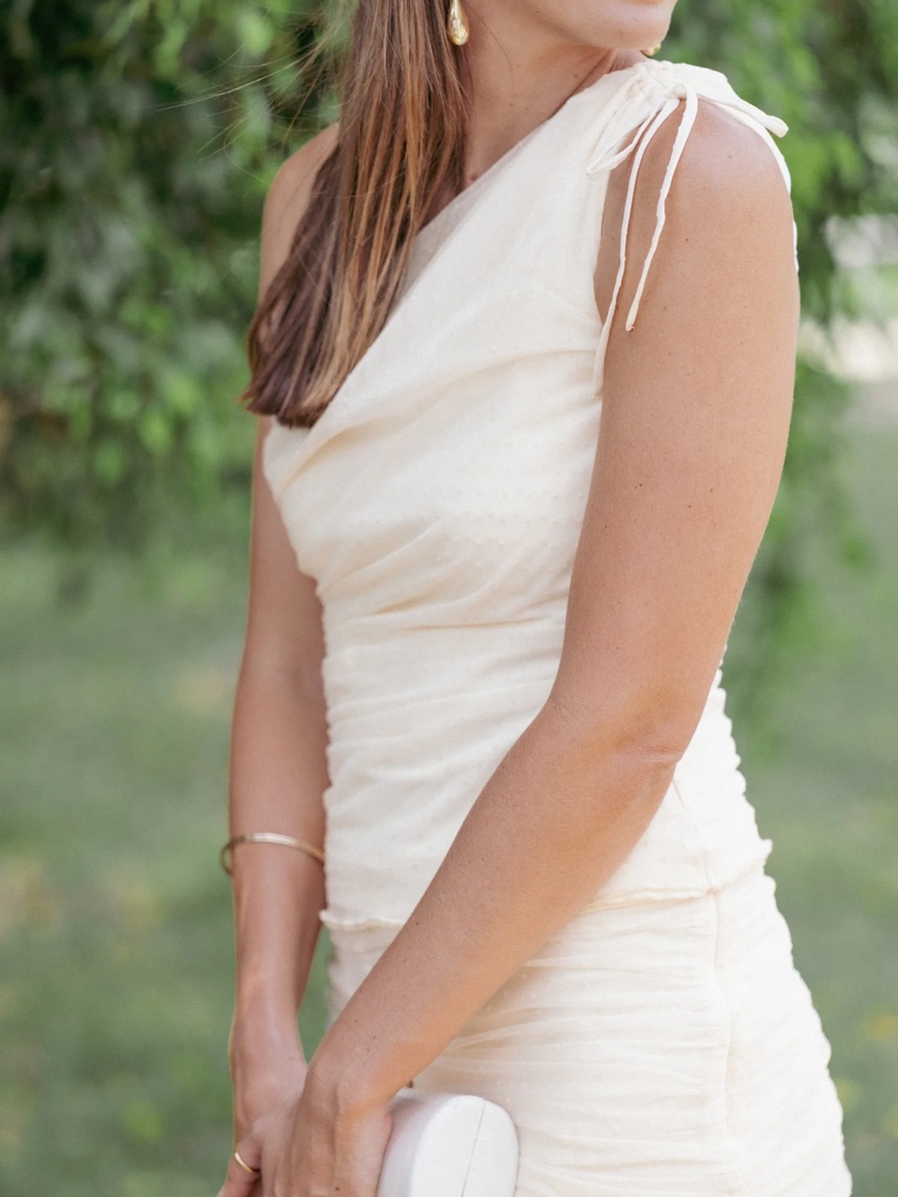 Petal & Pup | Susan Mesh One Shoulder Top